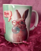 Kubek z napisem na Wielkanoc na Zajączka na wiosnę na prezent 