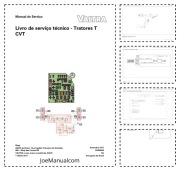 Valtra T CVT Tractors Service Manual Instrukcja serwisowa naprawcza