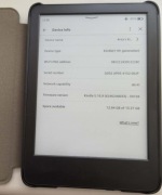 czytnik kindle 11, czarny, bez reklam z niebieskim etui 