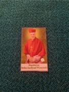 Obrazek z relikwią bł.Kardynał Stefan Wyszyński.