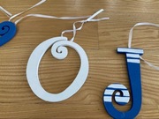 Drewniane litery - Wojtek