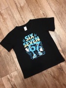 Nowa 100% bawełniana koszulka six seven, r.130