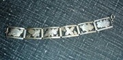 Stara srebrna bransoletka srebro ręcznie wykonana