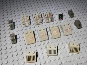 KLOCKI LEGO ELEMENTY SPACE KOSMOS Z NADRUKIEM OD 1ZŁ LICYTACJA