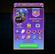 Clash Royale - Diamond Pass  TANIEJ NIZ NORMALNIE 