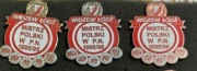 WIDZEW ŁÓDŹ MISTRZ POLSKI  zł sr br 3 sztuki