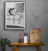 Rysnek cyfrowy handmade kot prezent święta digital funny śmieszne 