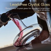 Karafka Do Wina 1,8L Z Ręcznie Dmuchanego Szkła Nutrups