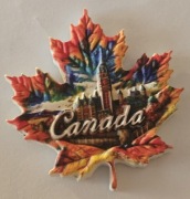 Magnes na lodówkę akrylowy Canada Kanada Ottawa Calgary Ontario (43) 