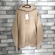 Bluza z kapturem hoodie Nike air Swoosh haft logo beżowa Tech drill sb