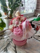 Flowerboxy na zamówienie z świec sojowych,prezent,podziękowanie,upominek