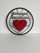 Obraz serce mech Kochanym dziadkom babci dziadka