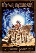 plakat Iron Maiden Somewhere Back In Time thrash heavy metal rock PRL