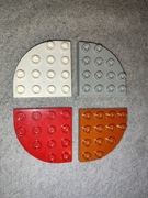 Lego duplo element płytka półokrągła 4x4