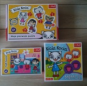 KICIA KOCIA puzzle + memo Prezent na Święta