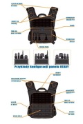 ZTAC-2 - modułowa kamizelka patrolowa (plate carrier), Wersja: READY