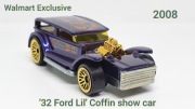 Hot Wheels '32 Ford Lil' Coffin Show Car Walmart Exclusive