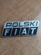 Emblemat POLSKI FIAT Fiat 126p NOWY ORYGINAŁ z PRL