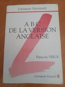 ABC de la version anglaise - Françoise Vreck