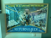 Plakat filmowy Gwiezdne Wojny z 1993 roku w ramce 105x75cm