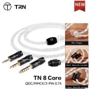 TRN TN 8-Rdzeni Posrebrzany kabel modułowy+3 wtyki