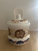 Fajans Wloclawek porcelana solnica duża 