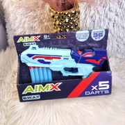 Pistolet na rzutki kompatybilny z nerf miękkie rzutki dla dzieci