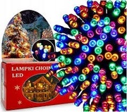 LAMPKI ŚWIATEŁKA NA CHOINKĘ ZEWNĘTRZNE WEWNĘTRZNE 100 LED MULTI KOLOR MOCNE