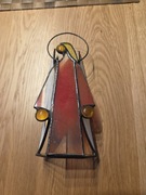 Anioł witrażowy 3D czerwony