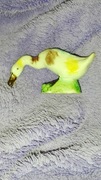 Porcelanowa stara urocza figurka gęś 