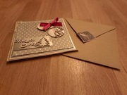 Ręcznie robiona kartka świąteczna 