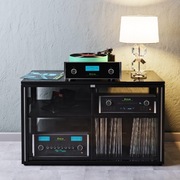 Stolik hifi, szafka audio RTV na płyty winylowe