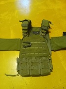 Kamizelka taktyczna Texar PlateCarrierCPV-Olive+WKładyBalistyczne+ładownica