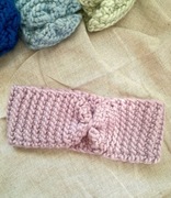 Ciepła wełniana opaska na zimę, rękodzieło, prezent, opaska na szydełku 