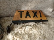 Lampa taxi PRL oryginalna 