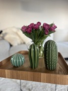 Zestaw 3 Ceramicznych Kaktusów - NOWE – Dekoracja Boho / Loft