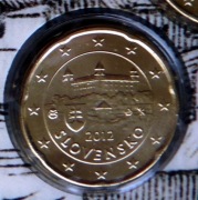 SŁOWACJA 2012 20 CENTÓW UNC !!!!!!!!!!