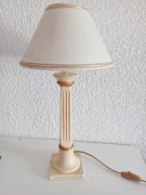Lampka stołowa ceramiczna z abażurem 