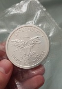 Srebrny medal .999 Spreading Debt & Death 2 oz