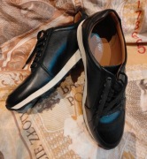 Męskie skórzane buty sportowe 