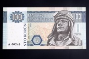 100 Koron - Gen. M. R. Stefanik - projektu Mateja Gabrisa z 2018 r UNC