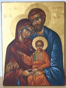 ŚWIĘTA RODZINA ikona pisana na zamówienie