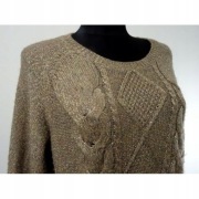 *SWETER DAMSKI CIĄŻOWY H&M MAMA 44 MODNY MULTIKOLOR