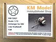 KM MODEL - przyczepka paliwowa dla lekkich czołgów Wehrmachtu 1:72