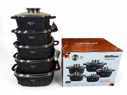 Zestaw garnkow HOFFNER HF-7913. Gaz, indukcja, piekarnik, zmywarka