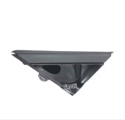 Fiat 500 trójkąt błotnika zaślepka lewy połysk