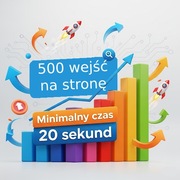 wejścia na stronę - 500 unikalnych wejść na stronę 20 sekund, reklama stron