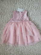 Sukienka H&M pudroworóżowa, tiul