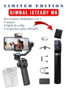 Gimbal iSteady M6 kompletny zestaw + ekstra 3w1 kijek/statyw/pilot