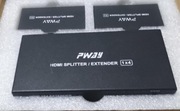 ROZDZIELACZ SPLITTER PRZEDŁUŻACZ HDMI 4 PORTY 1X4